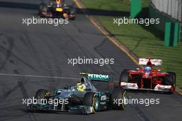 Nico Rosberg (GER), Mercedes AMG Petronas  18.03.2012. Formula 1 World Championship, Rd 1, Australian Grand Prix, Melbourne, Australia, Sunday