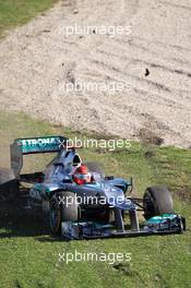 Michael Schumacher (GER), Mercedes GP  18.03.2012. Formula 1 World Championship, Rd 1, Australian Grand Prix, Melbourne, Australia, Sunday