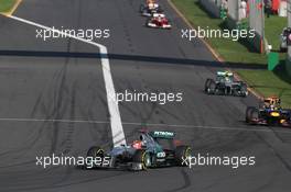 Michael Schumacher (GER), Mercedes AMG Petronas  18.03.2012. Formula 1 World Championship, Rd 1, Australian Grand Prix, Melbourne, Australia, Sunday