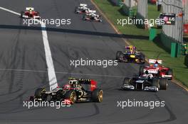 Romain Grosjean (FRA), Lotus Renault F1 Team  18.03.2012. Formula 1 World Championship, Rd 1, Australian Grand Prix, Melbourne, Australia, Sunday