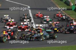 Nico Rosberg (GER), Mercedes AMG Petronas  18.03.2012. Formula 1 World Championship, Rd 1, Australian Grand Prix, Melbourne, Australia, Sunday