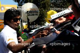 Narain Karthikeyan (IND), HRT Formula One Team  17.03.2012. Formula 1 World Championship, Rd 1, Australian Grand Prix, Melbourne, Australia, Saturday