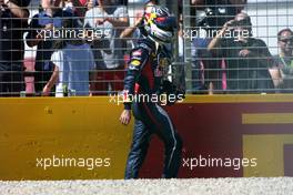 Sebastian Vettel (GER), Red Bull Racing goes off the track on FP3 17.03.2012. Formula 1 World Championship, Rd 1, Australian Grand Prix, Melbourne, Australia, Saturday