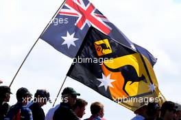 OZ fans 17.03.2012. Formula 1 World Championship, Rd 1, Australian Grand Prix, Melbourne, Australia, Saturday