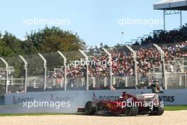 Fernando Alonso (ESP), Scuderia Ferrari goes off the track in Q2 17.03.2012. Formula 1 World Championship, Rd 1, Australian Grand Prix, Melbourne, Australia, Saturday