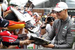 Michael Schumacher (GER), Mercedes GP  18.03.2012. Formula 1 World Championship, Rd 1, Australian Grand Prix, Melbourne, Australia, Sunday