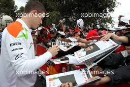 Paul di Resta (GBR), Sahara Force India Formula One Team  18.03.2012. Formula 1 World Championship, Rd 1, Australian Grand Prix, Melbourne, Australia, Sunday