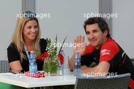 Isabell Reis (GER) girlfriend of Timo Glock (GER)  15.03.2012. Formula 1 World Championship, Rd 1, Australian Grand Prix, Melbourne, Australia, Thursday
