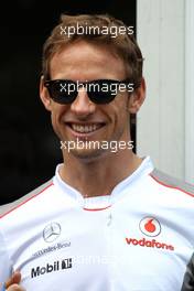 Jenson Button (GBR), McLaren Mercedes  15.03.2012. Formula 1 World Championship, Rd 1, Australian Grand Prix, Melbourne, Australia, Thursday