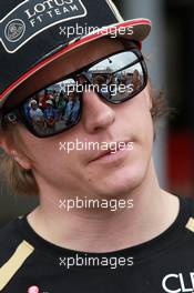 Kimi Raikkonen, Lotus Renault F1 Team  15.03.2012. Formula 1 World Championship, Rd 1, Australian Grand Prix, Melbourne, Australia, Thursday