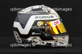Giedo van der Garde (NEL), Caterham F1 Team, Test driver, helmet  15.03.2012. Formula 1 World Championship, Rd 1, Australian Grand Prix, Melbourne, Australia, Thursday
