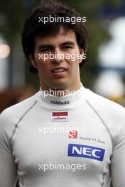 Sergio Perez (MEX), Sauber F1 Team  15.03.2012. Formula 1 World Championship, Rd 1, Australian Grand Prix, Melbourne, Australia, Thursday