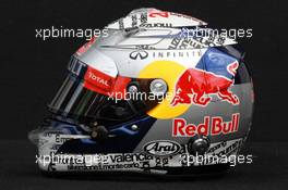 Sebastian Vettel (GER), Red Bull Racing helmet  15.03.2012. Formula 1 World Championship, Rd 1, Australian Grand Prix, Melbourne, Australia, Thursday