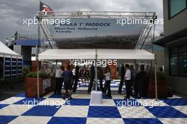 Paddock entrance  15.03.2012. Formula 1 World Championship, Rd 1, Australian Grand Prix, Melbourne, Australia, Thursday
