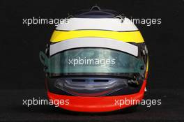 Pedro de la Rosa (ESP), HRT Formula One Team helmet  15.03.2012. Formula 1 World Championship, Rd 1, Australian Grand Prix, Melbourne, Australia, Thursday