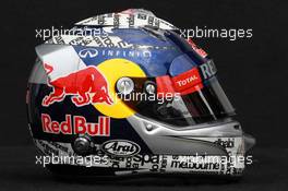 Sebastian Vettel (GER), Red Bull Racing helmet  15.03.2012. Formula 1 World Championship, Rd 1, Australian Grand Prix, Melbourne, Australia, Thursday