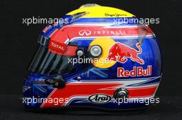 Mark Webber (AUS), Red Bull Racing helmet  15.03.2012. Formula 1 World Championship, Rd 1, Australian Grand Prix, Melbourne, Australia, Thursday