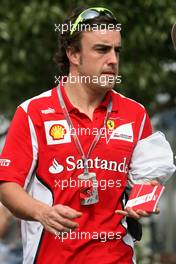 Fernando Alonso (ESP), Scuderia Ferrari  14.03.2012. Formula 1 World Championship, Rd 1, Australian Grand Prix, Melbourne, Australia, Wednesday