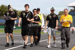 Romain Grosjean (FRA), Lotus F1 Team  14.03.2012. Formula 1 World Championship, Rd 1, Australian Grand Prix, Melbourne, Australia, Wednesday