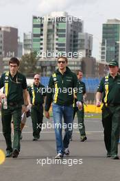 Vitaly Petrov (RUS), Caterham F1 Team  14.03.2012. Formula 1 World Championship, Rd 1, Australian Grand Prix, Melbourne, Australia, Wednesday