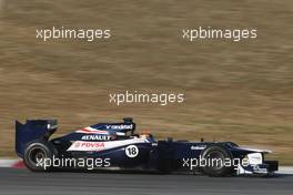24.02.2012, Barcelona, Spain, Pastor Maldonado (VEN), Williams F1 Team   - Formula 1 Testing, day 4 - Formula 1 World Championship