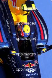 24.02.2012, Barcelona, Spain, Mark Webber (AUS), Red Bull Racing   - Formula 1 Testing, day 3 - Formula 1 World Championship