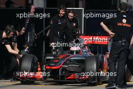 24.02.2012, Barcelona, Spain, Jenson Button (GBR), McLaren Mercedes   - Formula 1 Testing, day 3 - Formula 1 World Championship