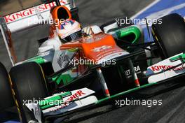 24.02.2012, Barcelona, Spain, Paul di Resta (GBR), Sahara Force India Formula One Team   - Formula 1 Testing, day 4 - Formula 1 World Championship