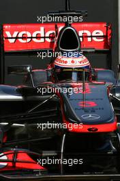 24.02.2012, Barcelona, Spain, Jenson Button (GBR), McLaren Mercedes   - Formula 1 Testing, day 3 - Formula 1 World Championship