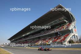 24.02.2012, Barcelona, Spain, Grandstand  - Formula 1 Testing, day 4 - Formula 1 World Championship
