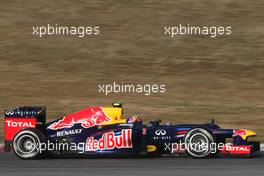 24.02.2012, Barcelona, Spain, Mark Webber (AUS), Red Bull Racing   - Formula 1 Testing, day 4 - Formula 1 World Championship