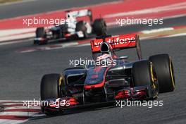 24.02.2012, Barcelona, Spain, Jenson Button (GBR), McLaren Mercedes   - Formula 1 Testing, day 4 - Formula 1 World Championship