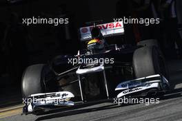23.02.2012, Barcelona, Spain, Pastor Maldonado (VEN), Williams F1 Team   - Formula 1 Testing, day 3 - Formula 1 World Championship