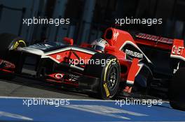 23.02.2012, Barcelona, Spain, Timo Glock (GER), Marussia F1 Team   - Formula 1 Testing, day 3 - Formula 1 World Championship