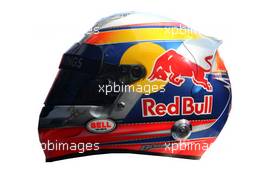 23.02.2012 Barcelona, Spain, Helmet of Jean-Eric Vergne (FRA), Scuderia Toro Rosso   - Formula 1 Testing, day 3 - Formula 1 World Championship
