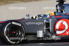 21.02.2012, Barcelona, Spain, Lewis Hamilton (GBR), McLaren Mercedes - Formula 1 Testing, day 1 - Formula 1 World Championship