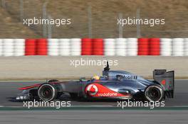 21.02.2012, Barcelona, Spain, Lewis Hamilton (GBR), McLaren Mercedes - Formula 1 Testing, day 1 - Formula 1 World Championship