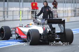 21.02.2012 Barcelona, Spain, Lewis Hamilton (GBR), McLaren Mercedes  - Formula 1 Testing, day 1 - Formula 1 World Championship