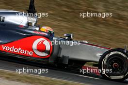 21.02.2012, Barcelona, Spain, Lewis Hamilton (GBR), McLaren Mercedes   - Formula 1 Testing, day 1 - Formula 1 World Championship