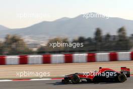 22.02.2012, Barcelona, Spain, Charles Pic (FRA), Marussia F1 Team   - Formula 1 Testing, day 2 - Formula 1 World Championship