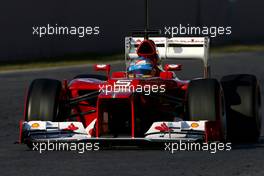 22.02.2012, Barcelona, Spain, Fernando Alonso (ESP), Scuderia Ferrari   - Formula 1 Testing, day 2 - Formula 1 World Championship