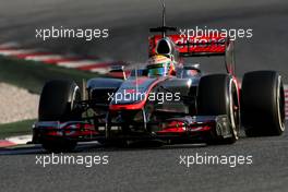 22.02.2012, Barcelona, Spain, Lewis Hamilton (GBR), McLaren Mercedes   - Formula 1 Testing, day 2 - Formula 1 World Championship