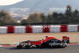 22.02.2012, Barcelona, Spain, Charles Pic (FRA), Marussia F1 Team   - Formula 1 Testing, day 2 - Formula 1 World Championship
