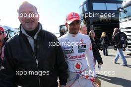 22.02.2012 Barcelona, Spain, Didier Couton (BEL), manager of Lewis Hamilton - Formula 1 Testing, day 2 - Formula 1 World Championship