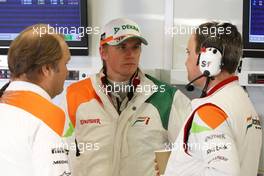 22.02.2012 Barcelona, Spain, Nico Hulkenberg (GER), Sahara Force India Formula One Team   - Formula 1 Testing, day 2 - Formula 1 World Championship