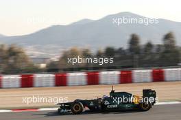 22.02.2012, Barcelona, Spain, Vitaly Petrov (RUS), Caterham F1 Team   - Formula 1 Testing, day 2 - Formula 1 World Championship