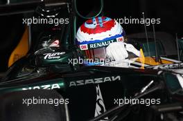 22.02.2012, Barcelona, Spain, Vitaly Petrov (RUS), Caterham F1 Team  - Formula 1 Testing, day 2 - Formula 1 World Championship