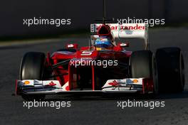 02.04.2012, Barcelona, Spain, Fernando Alonso (ESP), Scuderia Ferrari   - Formula 1 Testing, day 2 - Formula 1 World Championship