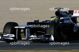 02.04.2012, Barcelona, Spain, Bruno Senna (BRE), Williams F1 Team   - Formula 1 Testing, day 2 - Formula 1 World Championship