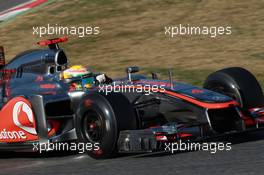 02.04.2012, Barcelona, Spain, Lewis Hamilton (GBR), McLaren Mercedes - Formula 1 Testing, day 2 - Formula 1 World Championship